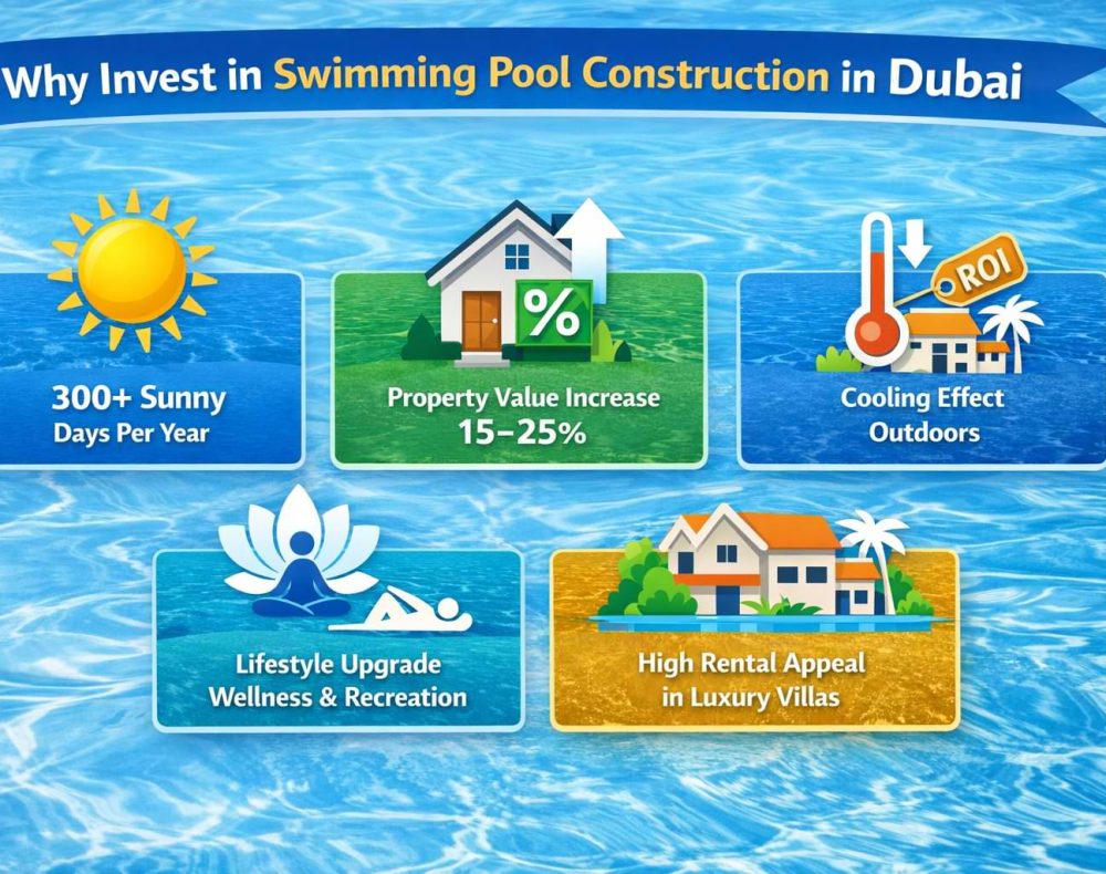 Swimming Pool Construction in Dubai